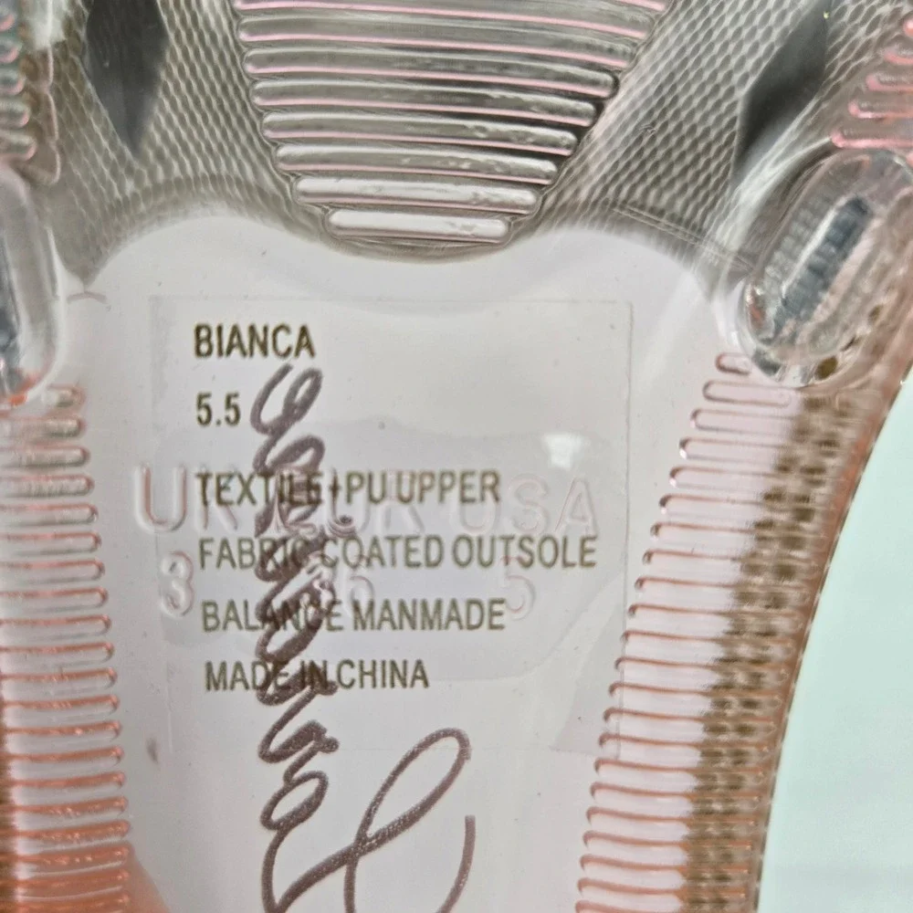 Lauren Lorraine Bianca Rhinestone Crystal Pink Jelly‎ Slide Sandals Size 5.5 NIB